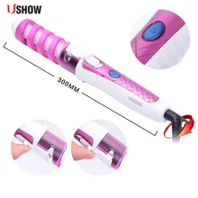 Ushow magic pro бигуди электрический локон Керамика спираль щипцы для завивки волос Жезл Салон укладки волос Инструменты для укладки