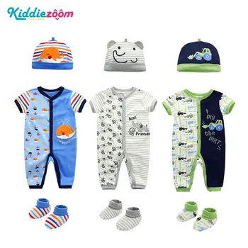 

newborn Cut cartoon baby rompers O-neck baby girl romper 0-12M 100%cotton baby jumpsuit ropa bebe baby girl clothes