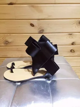 

Women Bow Summer Sandals Slipper Indoor Outdoor Flip-flops Beach Shoes Women Pearl Fashion Slippers Ladies Flats Shoes