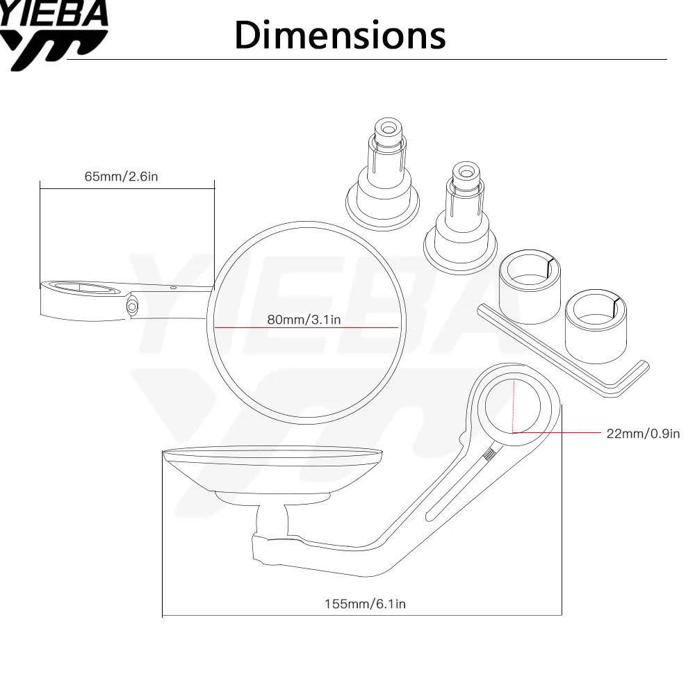 Круглые мотоциклетные зеркала заднего вида для BMW e46 E46 S1000RR S1000R HP4 R1200GS F650GS|Боковые