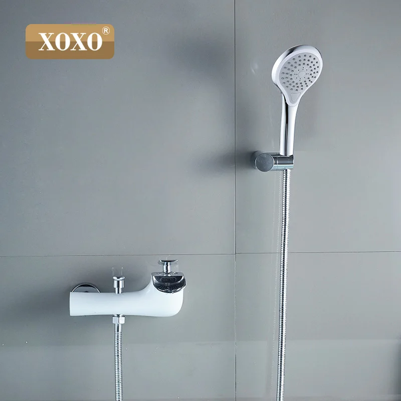 Online XOXO Badewanne wasserhahn chrom kupfer dusche mischbatterie einzelnen verarbeitungs dual control dusche bad wasserhahn 83003W