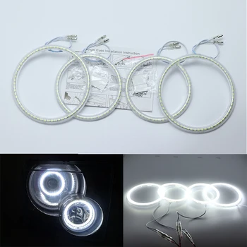 

Ultra bright SMD white LED angel eyes halo ring kit day light DRL For Land Rover Freelander 2 2007-2012 Xenon Headlight
