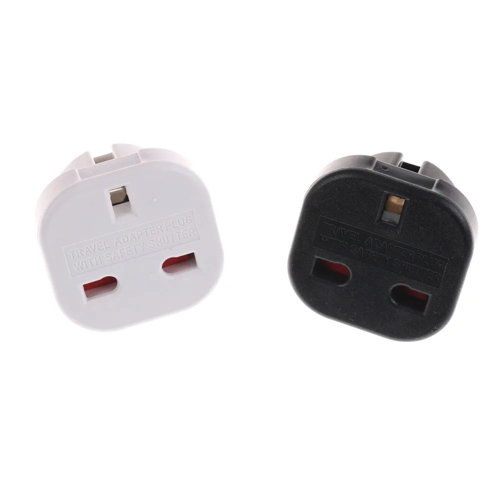 2 Color UK To EU Converter AC Power Plug Portable Travel Adapter Socket 10A/16A 240V Converter 2-Pins In EU