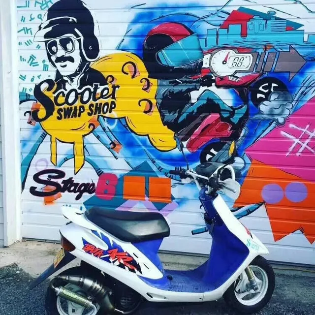 Motorcycle Sticker For Honda Dio Af18 Af23 Af27 Af28 Af35 Baja Xr Full Body Fairing Stickers Logo Sticker Decals Decals Stickers Aliexpress