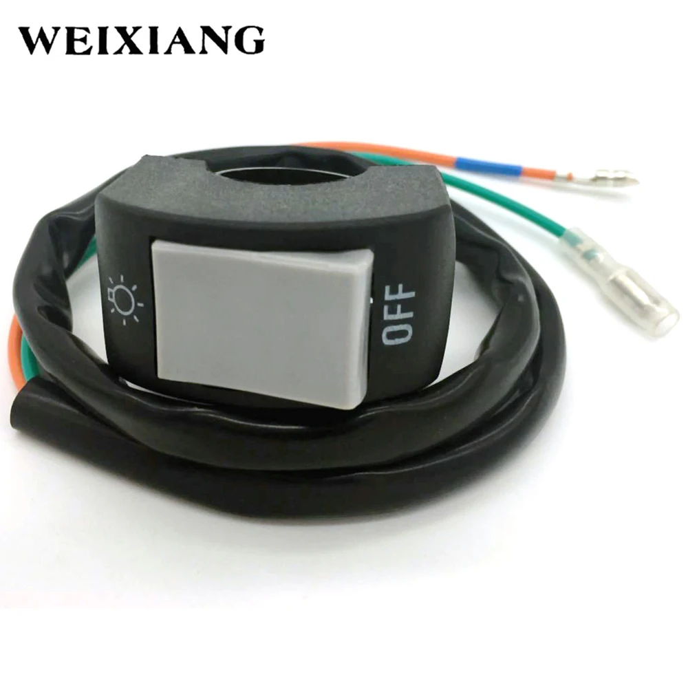 Universal 7/8" Motorcycle Handlebar Switches Headlight Fog Brake Light