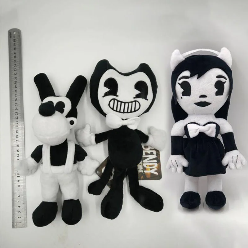 Game Bendy En De InkMachin Halloween Gift Plush Toy for Gift FREE shipping