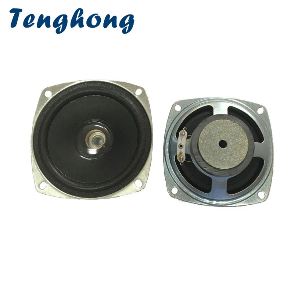 

Tenghong 2pcs 3 Inch 78MM Portable Audio Speakers 4Ohm 5W Bluetooth Full Range Speaker Unit Home Theater Loudspeaker Light Hole