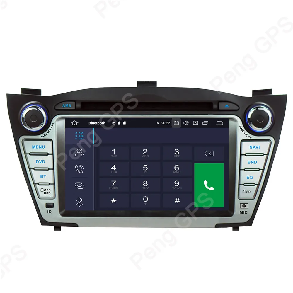 Best 2 Din Car Radio Android 9.0 System for Hyundai Ix35 2009-2015 CD DVD Player GPS Navigation Supports Amplifier 7" IPS Screen Unit 3