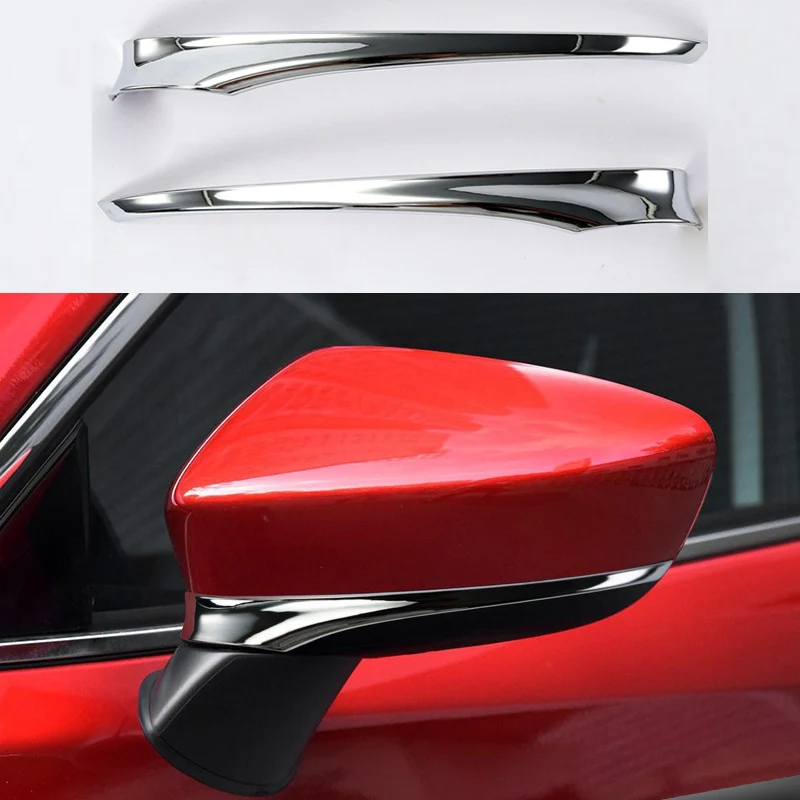Аксессуары Высокое качество ABS хромированный автомобильный боковой двери Зеркало заднего вида накладка 2 шт./компл. для Mazda 6 Atenza M6