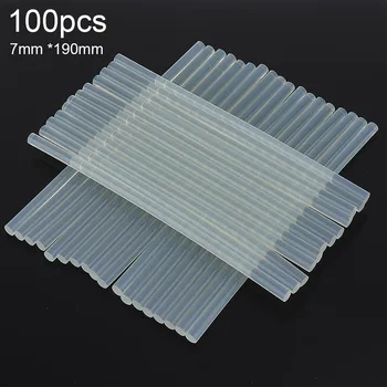 

100Pcs/Lot 7mm x 190mm Hot Melt Glue Sticks for Electric Glue Gun Craft Album Repair Tools for Alloy Tool Accessories