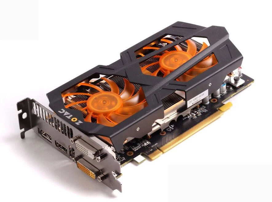 Оригинальная видеокарта ZOTAC GeForce GTX 660 2 Гб GPU 192Bit GDDR5 видеокарты для nVIDIA карта GTX660 2GD5 GK106 Hdmi Dvi ti 750