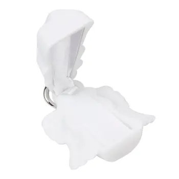 

1 x Velvet Ring Earring Jewelry Display Storage Box Gift Case - White Christmas Angle