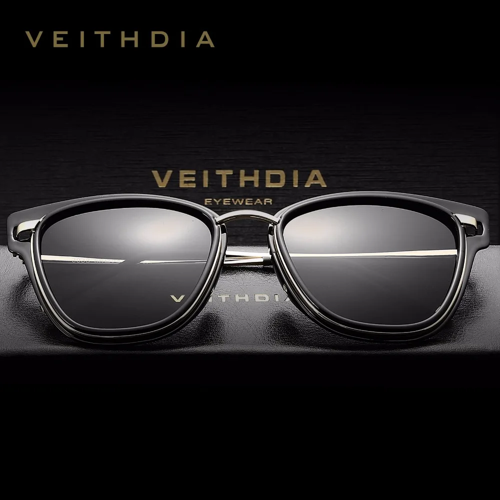 VEITHDIA 2020 роскошные женские Солнцезащитные очки кошачий глаз поляризационные UV400