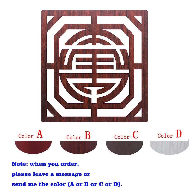 Подвесные стеновые панели стильный мобильный деревянный вход гостиная спальня отель ресторан минималистский современный китайский резной - Цвет: 16