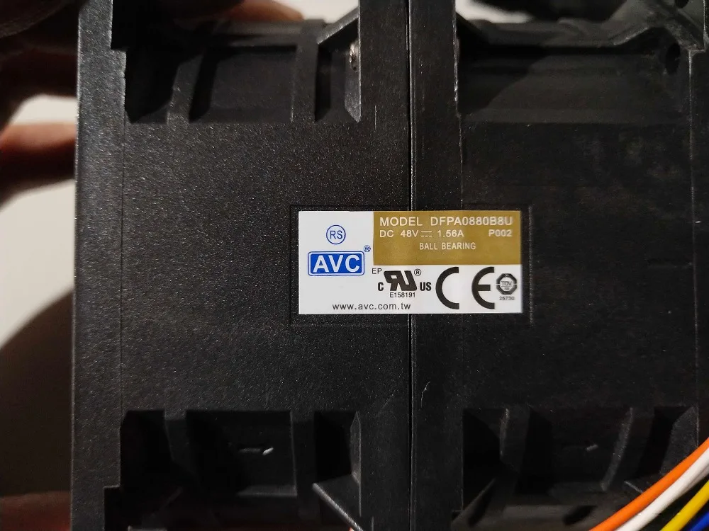 Новый hzdo DFPA0880B8U DC48V 1.56A 80x80x80 мм 3 линии Инвертор Вентилятор охлаждения