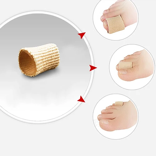 Newest1Pc Soft Fabric Gel Finger Toe Separator Pain Relief Calluses Protector font b Feet b font