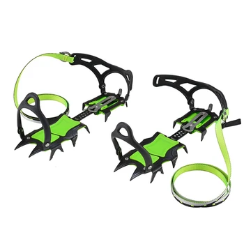 

Outdoor Fourteen Teeth Bundled Crampon Ice Gripper Hiking Climbing Equipment BRS - S1A B Ultra-light Anti-crystallization 1 Pair