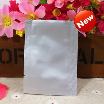 

500pcs wholesale 5*7cm Plastic Pure Aluminum Foil Package Bag Open Top Heat Seal snack Food Vacuum Storage Packaging bags BZ128