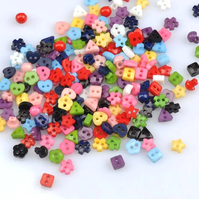 

Wholesale 200pc Multi 6mm Round Resin Mini Buttons Craft Sewing Accessories Embellishments BUTTON Scrapbooking DIY Tools mt0988