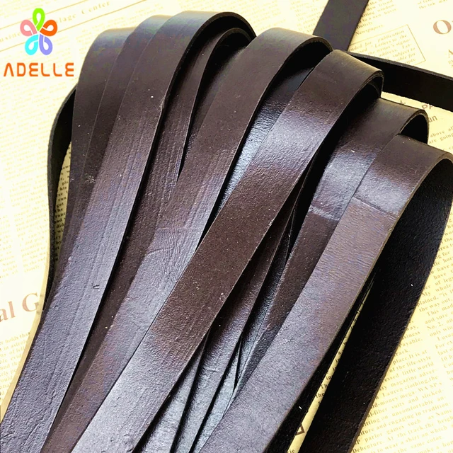 2 Meters Long DIY Crafts Leather Strap 15mm Wide Leather Craft Strips DIY  Supplies durable and
