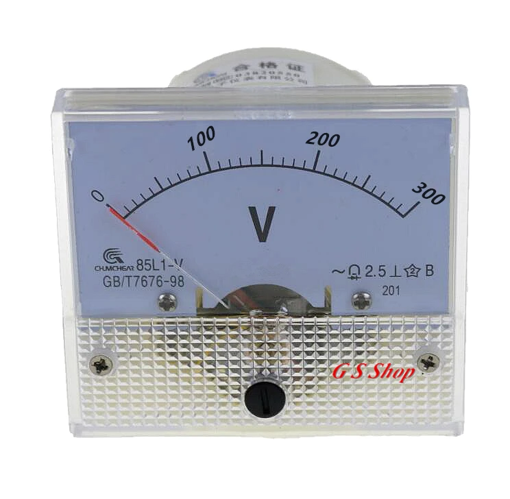 

85L1-V Analogue AC Voltage Needle Panel Meter Voltmeter 85L1- 300V