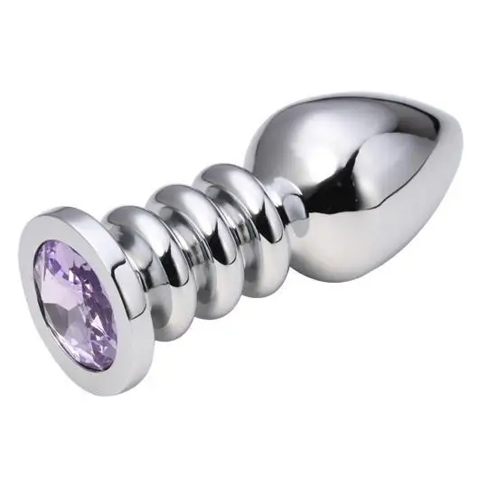 Direct Selling Chastity Belt Cock ring Free Shipping Stainless Steel (heavy) Spiral Small Anal Plug Sex Products |