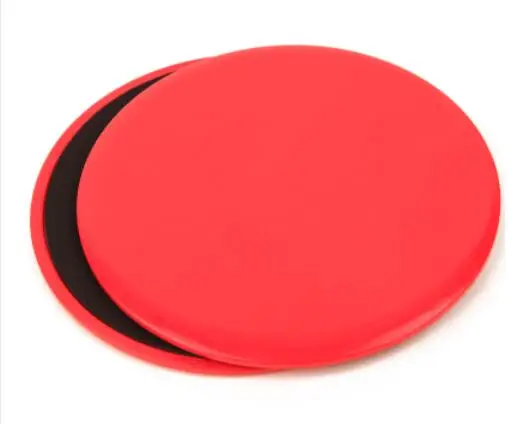 Высококачественный круглый скользящий диск для быстрого похудения пластина для бодибилдинга скользящий диск оборудование для фитнеса - Цвет: Красный