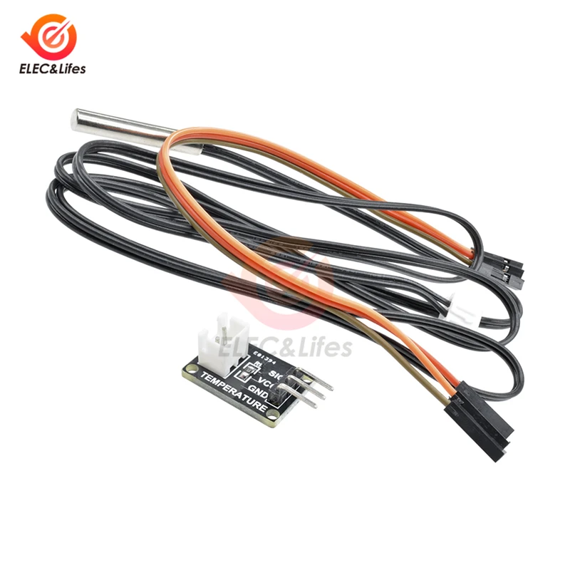 

High Precision NTC Thermistor Temperature Probe 10K Temperature Controller Sensor DIY Kit for Indoor Outdoor Greenhouses Monitor