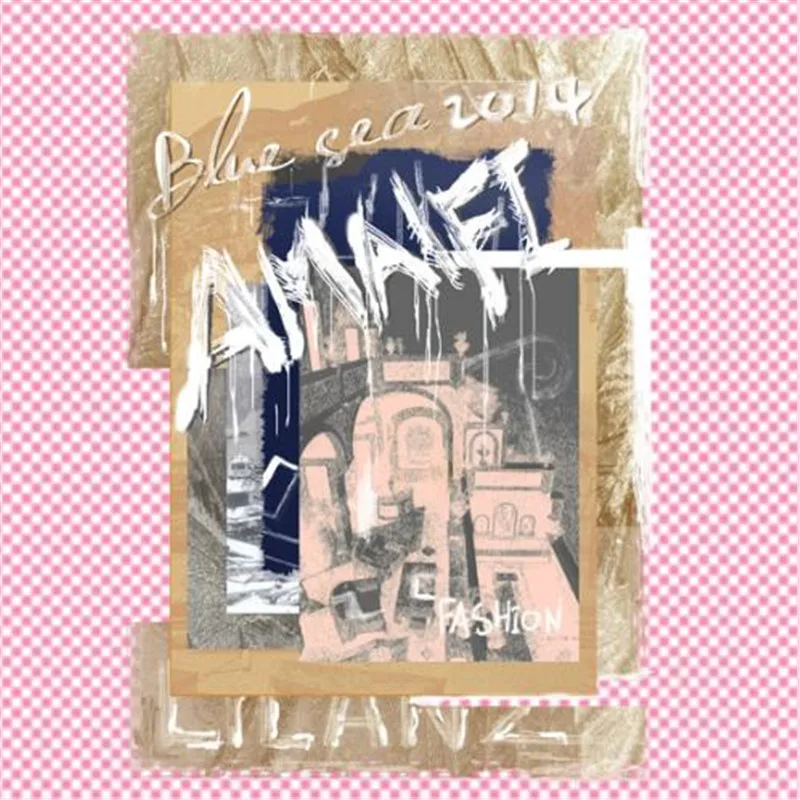 

Sweet Street Icon 25CM Fashion Patch Printing Stickers Logo Iron on transfer thermocollants t-shirt Patches for clothes