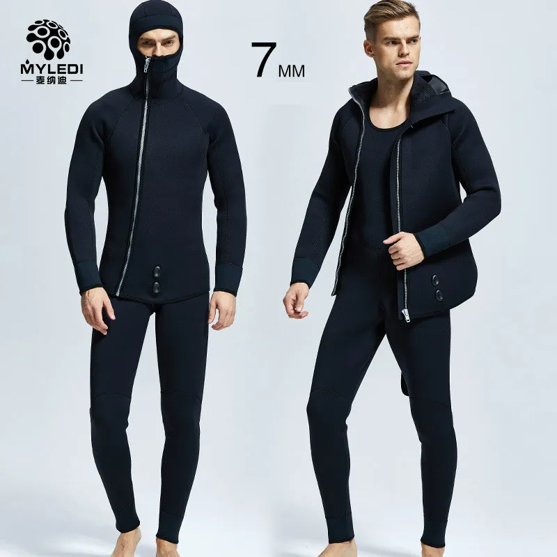 Buy 7MM diving suit two pieces of rubber scuba diving