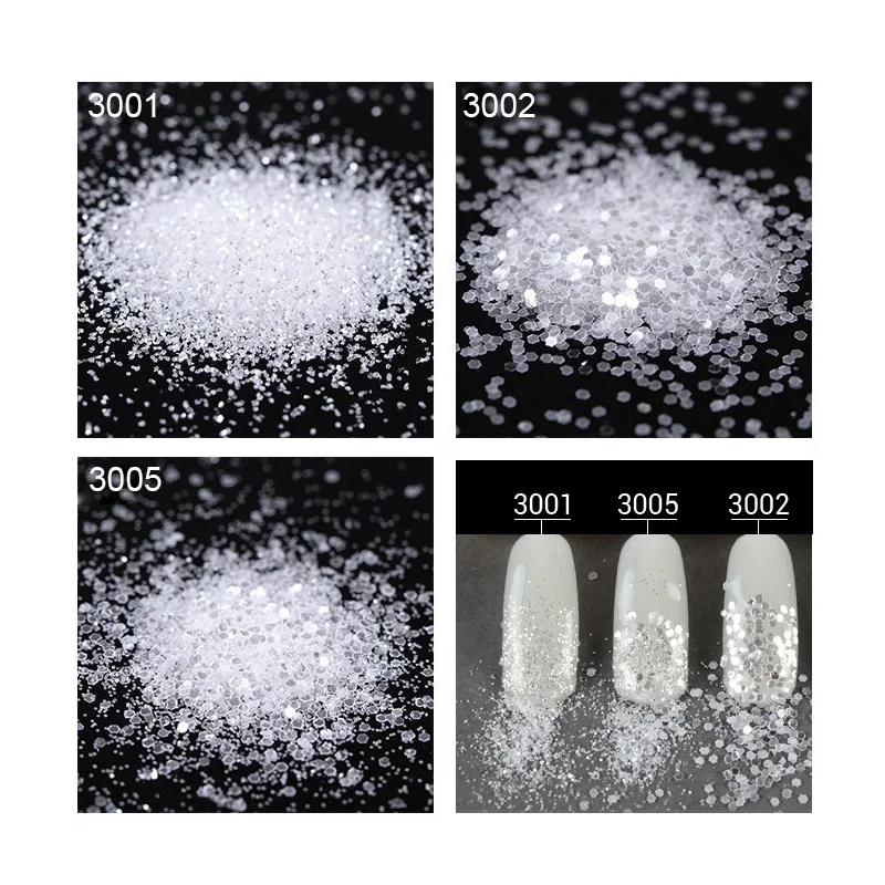 1 банка/коробка 10 мл 3D светильник для ногтей супер яркий микс блеск для ногтей порошок блестки порошок для дизайна ногтей белый цвет для гель-лака