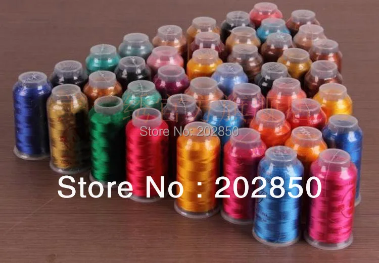

Embroidery Thread,100% Rayon,Low Tenacity,Super-Gloss,Very Good Quality For Machine And DIY Hand Embroiderying Work,2 Pcs/Lot!