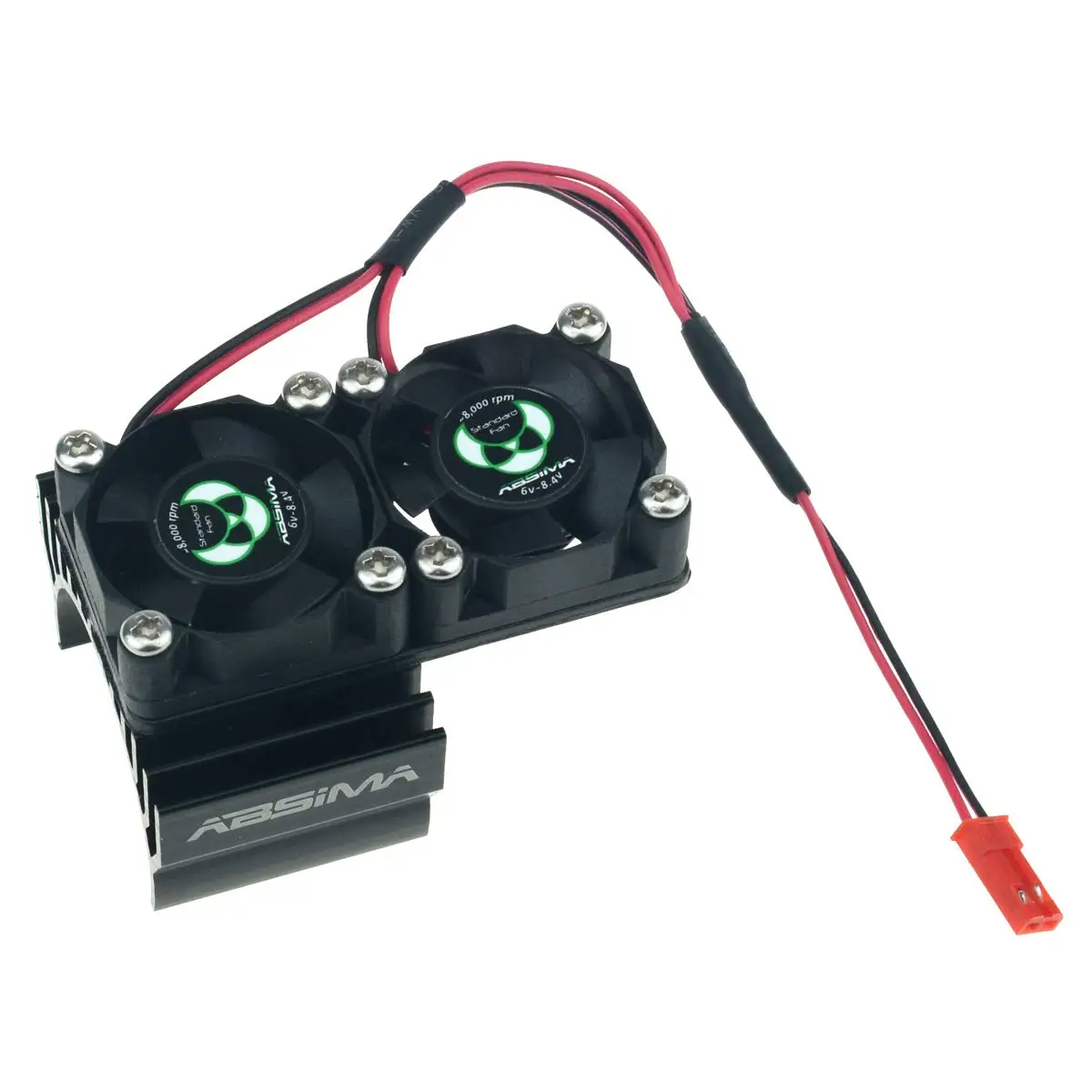 

RC1/10 Auto Parts RC 540/550 Motor Aluminum Radiator Dual 30 mm Cooling Fan for HPI Truck Rock Track Traxxas 1/10 Slash rc Model