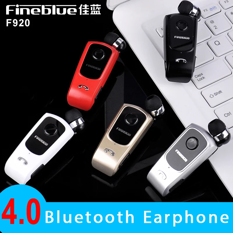 

FineBlue F920 Mini Wireless Auriculares Driver Bluetooth Headset Calls Remind Vibration Wear Clip Sports Running Earphone