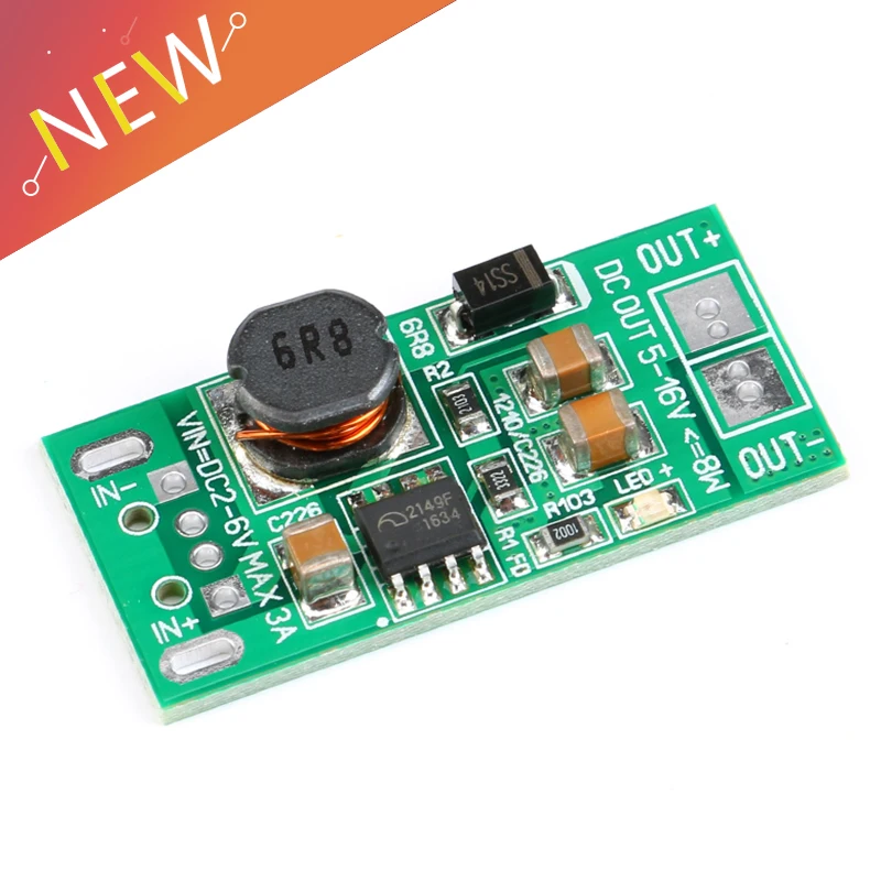 

8W USB Input DC-DC 5V to 16V Converter Step Up Module Power Supply Boost Module