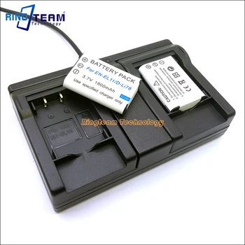 

2x Li-60b LI60B Battery & 1x USB Dual Charger for Olympus FE-370 FE370 Digital Cameras