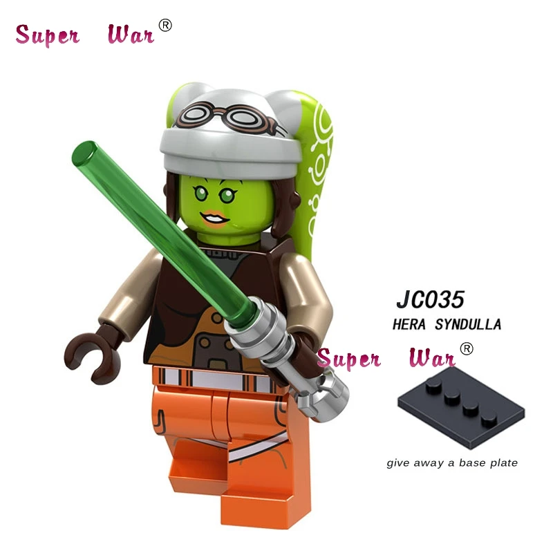 JC035 50 шт., мастер-строительный блок для детей, snorge Maz Kannata Snoke Pong Krell Jedi - Цвет: JC035