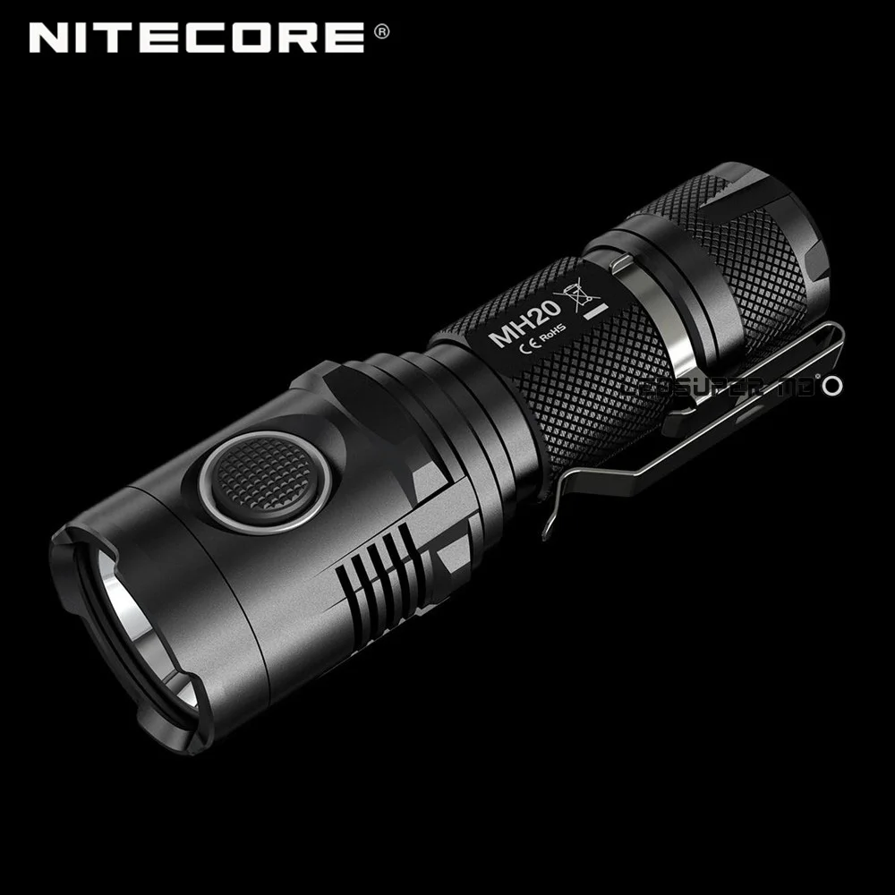  Palm-sized Nitecore MH20 CREE XM-L2 U2 LED Rechargeable USB Flashlight 1000 Lumens - 32656629046