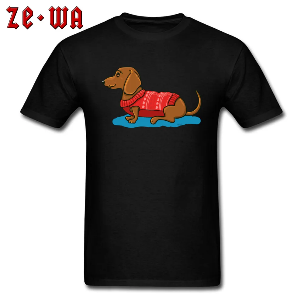 Discount Youth T Shirt O-Neck Short Sleeve 100% Cotton Fabric Dachshund Love Tops Shirt Summer Tee-Shirt Drop Shipping Dachshund Love black