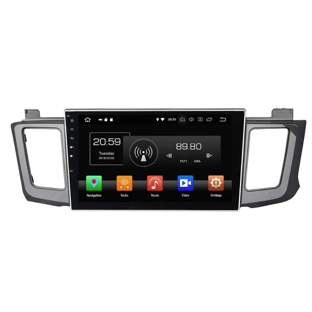 Автомобильный DVD-плеер Aotsr Android 8 0/7 1 С GPS-навигацией для Toyota RAV4 2012-2015 мультимедийный