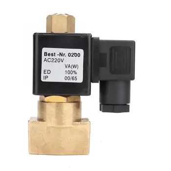 

Ball Valve Premium Brass Normally Open Electric Solenoid Valve G1/8'' Thread Electric Valve