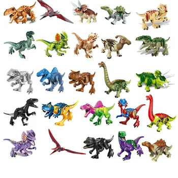 

38 different Jurassic Dinosaurs World Park Raptor protection zone animal Kids Toys juguetes for children gifts
