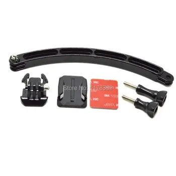 

The Arm with Mounts & Screws + Basic Buckle + sticker + Curved Adhesive Mount for Helmet for Hero3+/3/2/1 Gopro Accessories