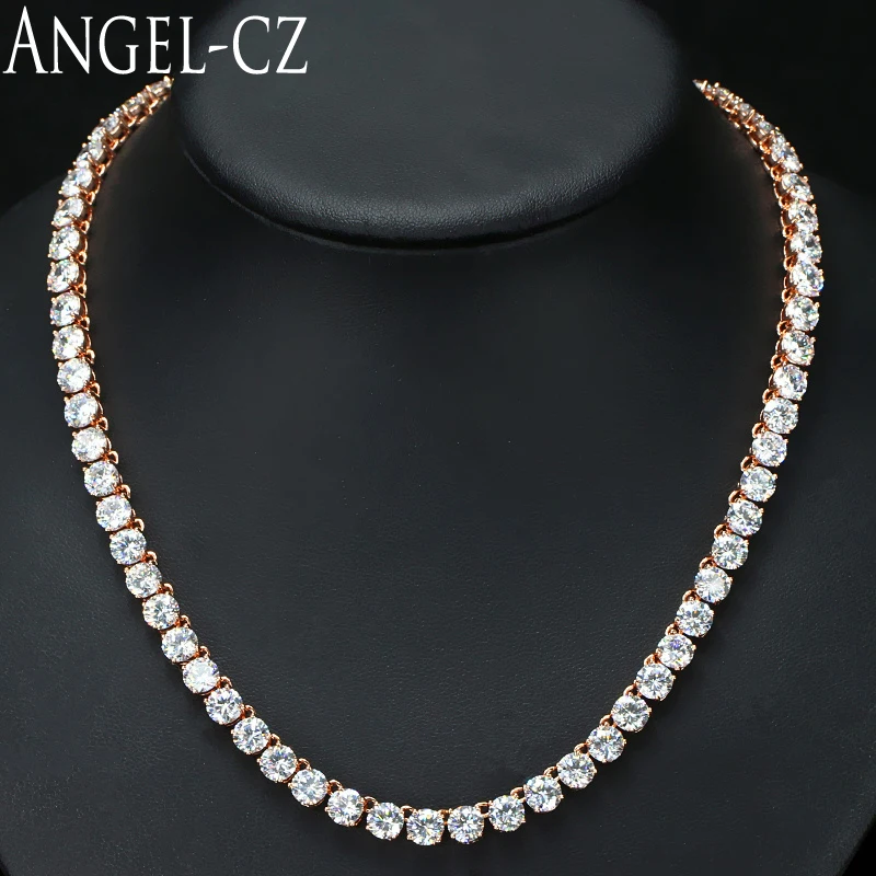 ANGELCZ Rose Gold Color Party Choker 