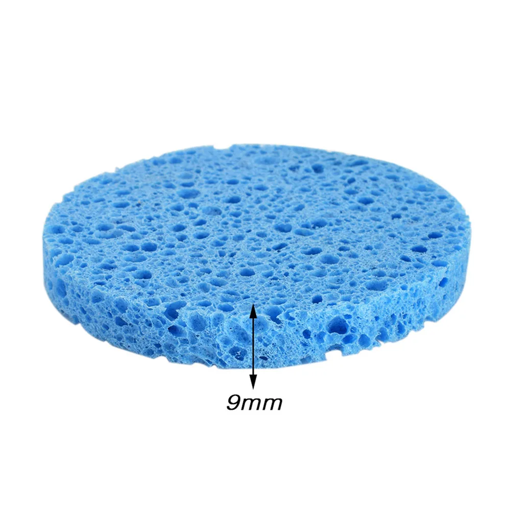 

10 Pcs Face Cleansing Sponges Natural Cellulose Wood Fiber Sponge Makeup Remover Tools SSwell