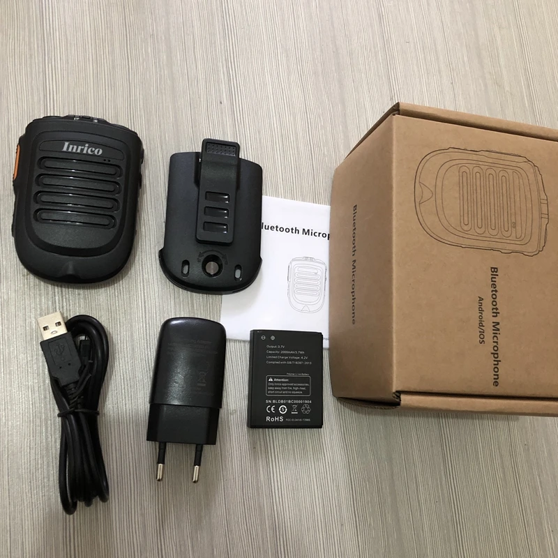 Zello Беспроводной PTT версия Bluetooth 4 2 микрофон B01 для W7 W7plus T 320 радио работать с