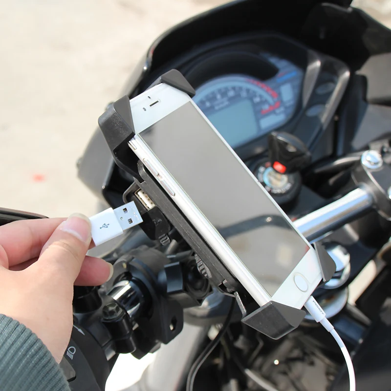 Универсальный держатель для телефона велосипеда мотоцикла гонок GPS с usb зарядным