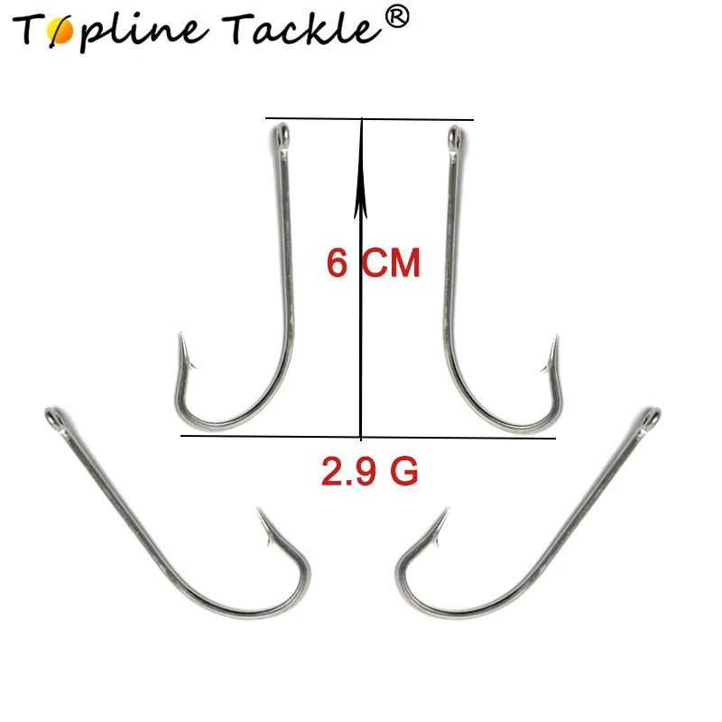 Topline рыболовный крючок из высокоуглеродистой стали 10 шт. серия 5 #/7 # рыболовные