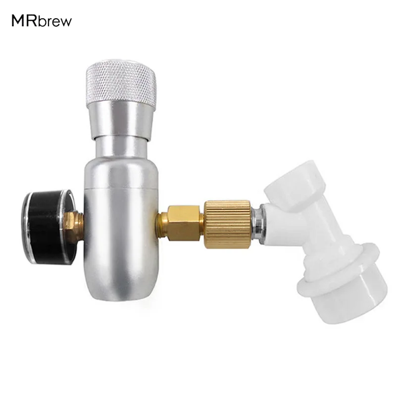 

Newest Regulator CO2 Charger Kit 0-60PSI With Keg Gas Disconnect for Draft Beer Kegerator Soda