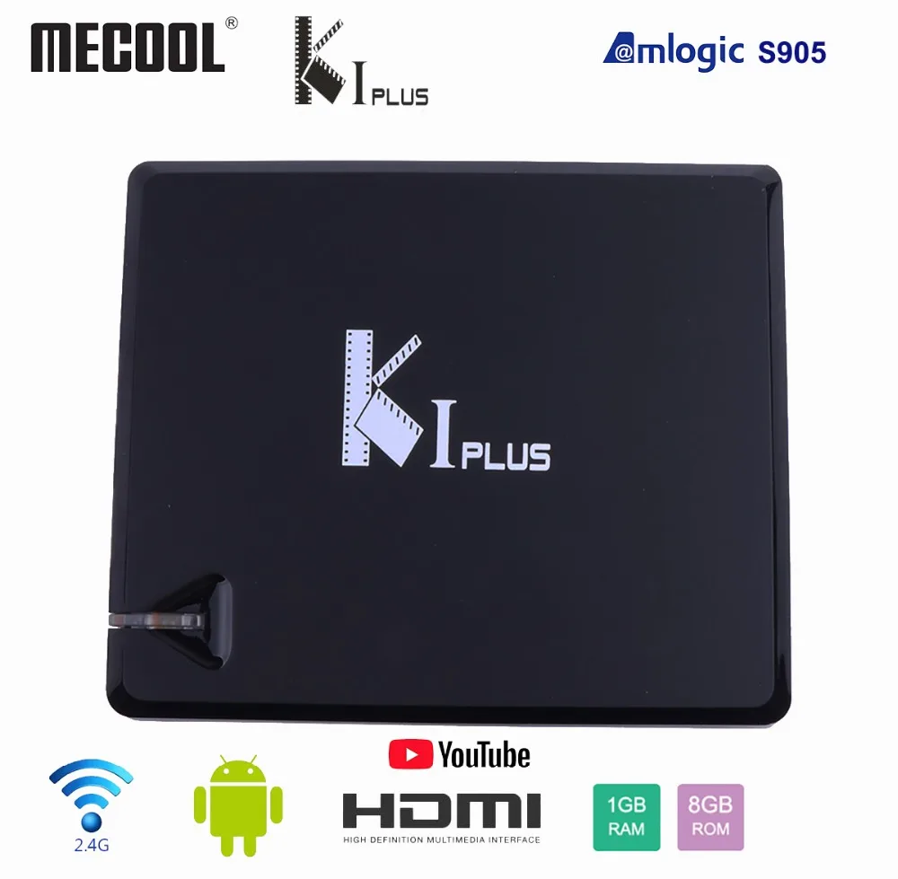 

Mecool K1 PLUS Amlogic S905D QuadCore Smart TV BOX Android 7.1 DVB-T2 DVB-S2 DVB-C 4 in 1 Combo TV Box KI PLUS 4K Media Player